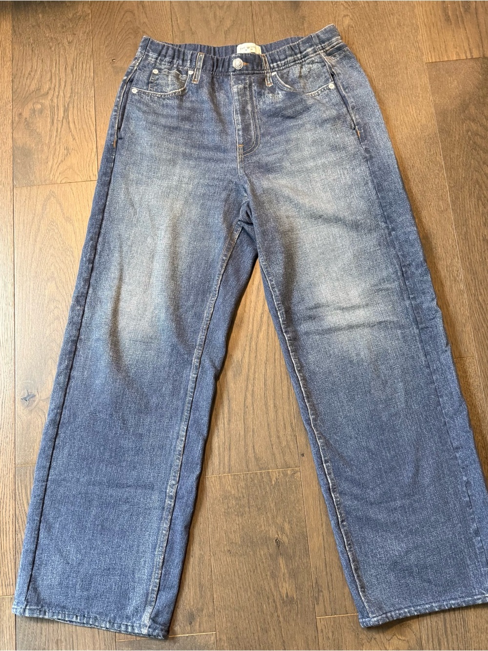 Rag and Bone Miramar Wide Leg Cotton Terry Pant Sz Medium